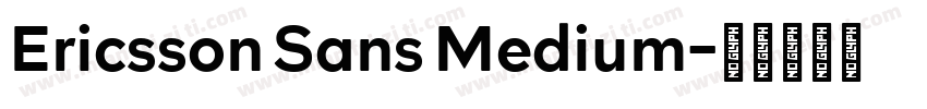 Ericsson Sans Medium字体转换